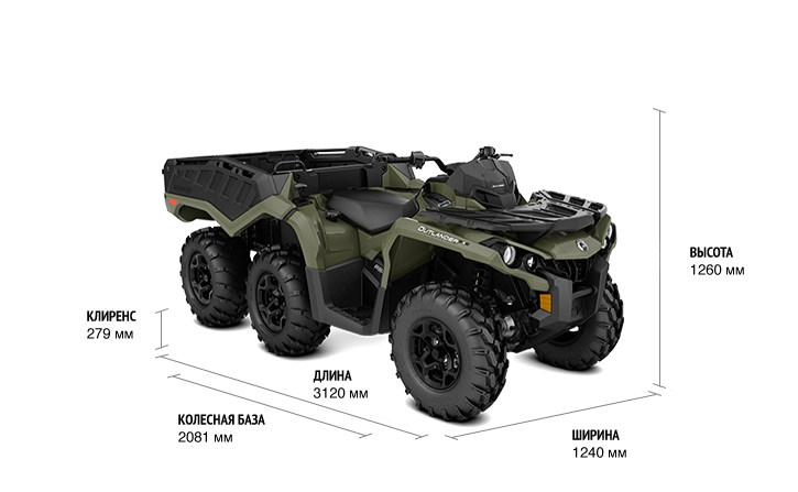 Can-Am Outlander 6x6 1000 PRO (2018 м.г.)
