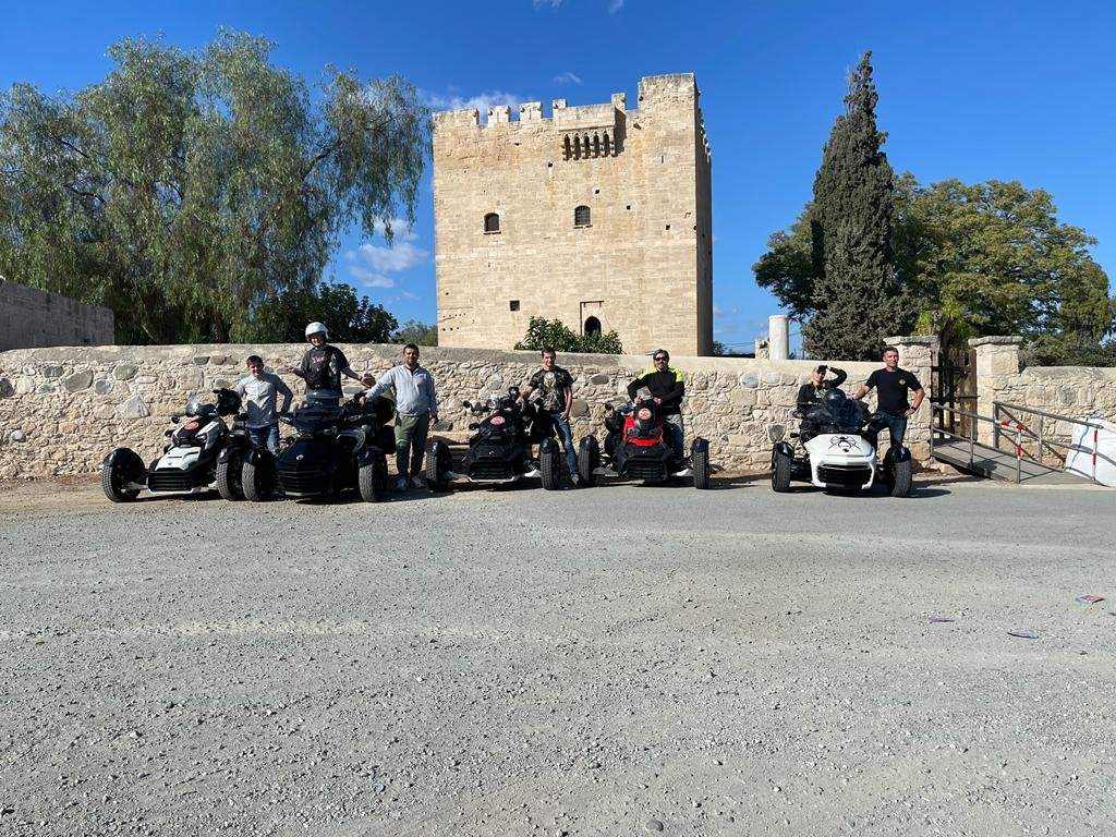 Отчет о туристической поездке FORMULA7 CLUB по Кипру на трициклах Can-Am