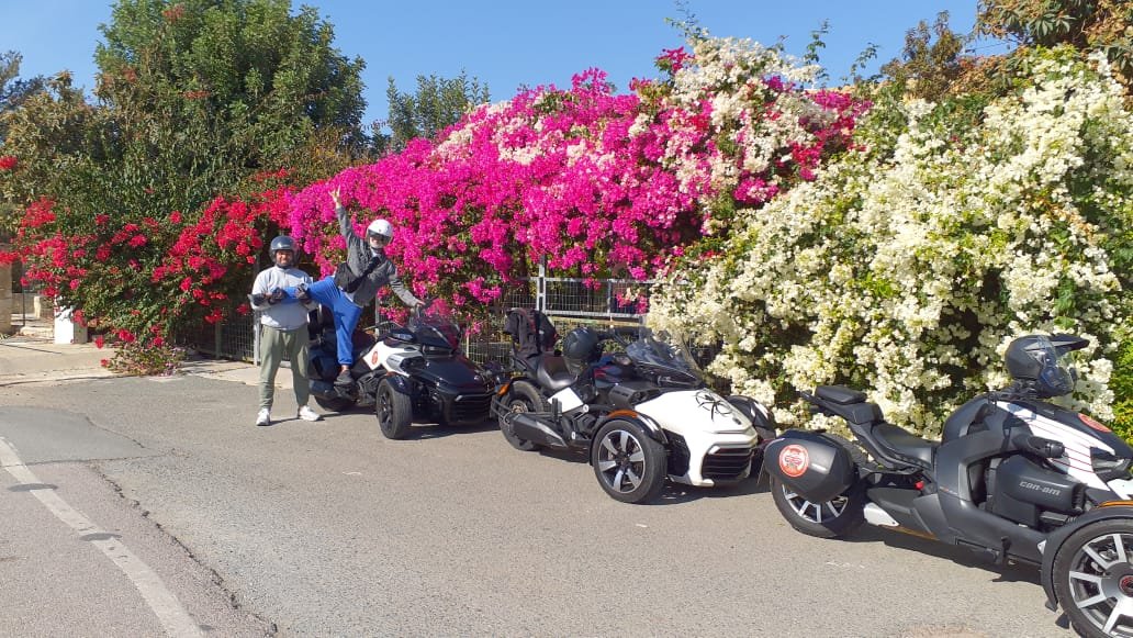 Отчет о туристической поездке FORMULA7 CLUB по Кипру на трициклах Can-Am