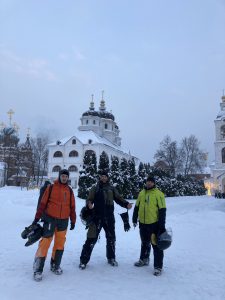 Отчет 25 декабря 2021. К Сольбинскому монастырю на снегоходах