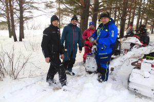 Отчет 15 января 2022. Окрестности Венёва на снегоходах