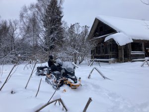 Отчет 05 февраля 2022. Разведка снегоходного маршрута к усадьбе Степановское-Волосово